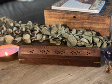 Load image into Gallery viewer, Incense burner box with storage
